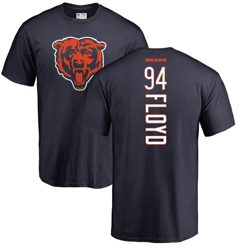 Chicago Bears Men Navy Blue Leonard Floyd Backer NFL Football #94 T Shirt->chicago bears->NFL Jersey